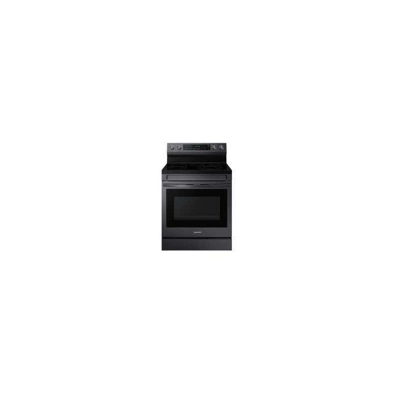 Cuisinière en Vitrocéramique de 30 po. Samsung 6.3 pi.cu avec 5 brûleurs en Inox Noir NE63A6711SG