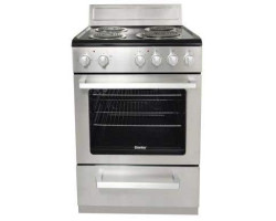 23-inch Spiral range. Danby 2.5 cu.ft. with 4 stainless steel burners DERM240BSSC