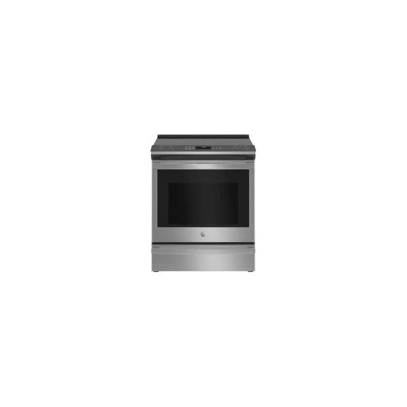 Slide-In Electric Range, 30", Air Fry Technology, Fingerprint-Resistant Stainless, GE Profile PSS93YPFS