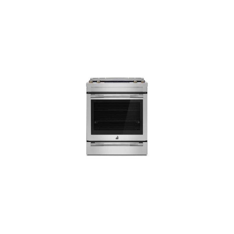 30-inch slide-in electric range with 5 burners, 7.1 cu. cu., cooking drawer, stainless steel, JennAir JES1450ML