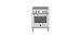 Cuisinière électrique, 30 po, 4 éléments, four électrique, acier inoxydable, Bertazzoni MAS304CEMXV