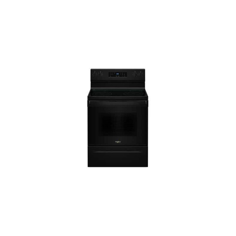 Cuisinière à induction 30 po autoportante, 4 brûleurs, noir, Whirlpool YWFES3530RB