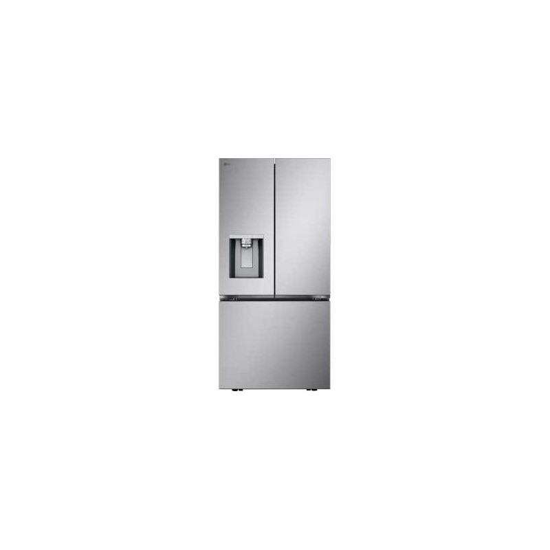 33" Counter Depth 3-Door French Freestanding Refrigerator, 20 cu. ft., Stainless Steel, LG LF20C6330S