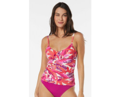 SWIMWEAR ANYWHER (COCO CONTOURS) Haut de tankini à bonnet D - DEL MAR PALM