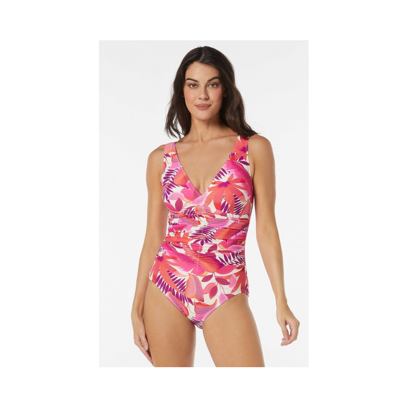 SWIMWEAR ANYWHER (COCO CONTOURS) Maillot de bain une pièce à armatures à bonnets D - DEL MAR PALM