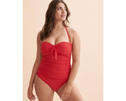 BLEU ROD BEATTIE Haut tankini bandeau drapé All Tied Up