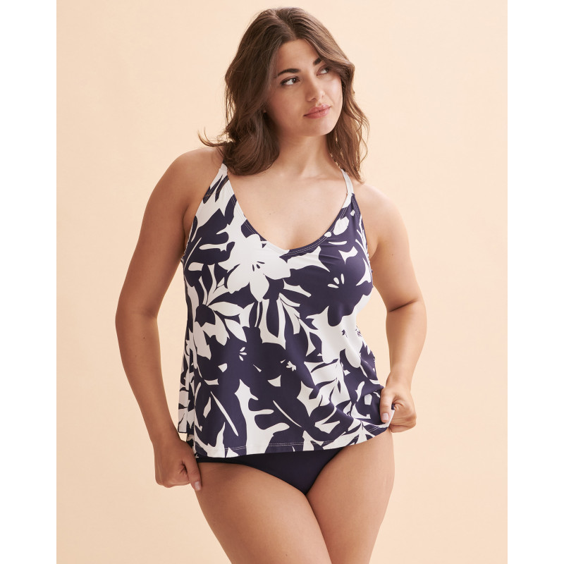 ANNE COLE Haut tankini triangle Coastal Palm