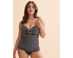 CHRISTINA Haut tankini push-up croisé à l'avant Coast Life