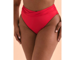 SEA LEVEL Bas de bikini taille haute croisée Essentials Eco