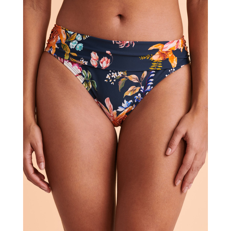 JANTZEN Bas de bikini bande de taille pliée FLORAL ENCHANTMENT