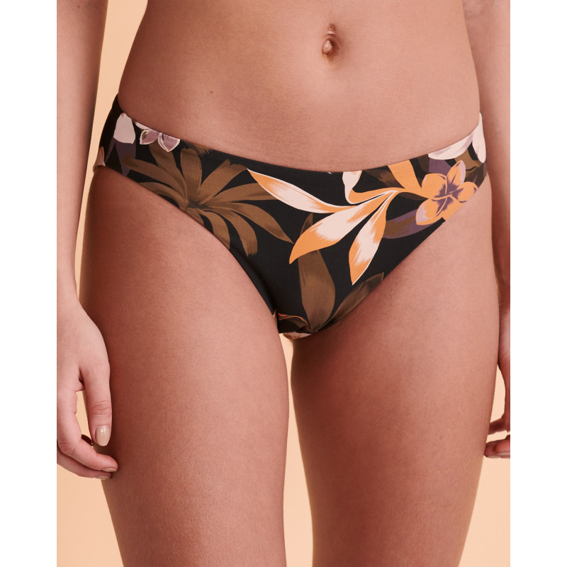 MAAJI Bas de bikini jambe haute réversible ALOHA SUBLIMITY