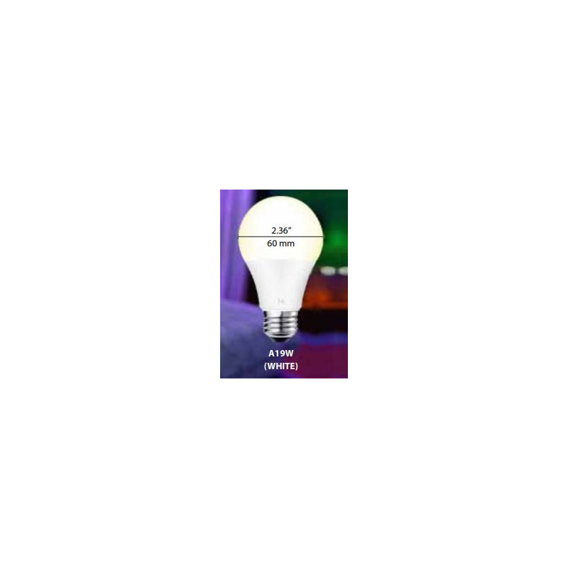 Bestcost.ca Ampoule LED Intelligente Smart Wi-Fi A19/E26 9W 800LM 2700K - NEUF