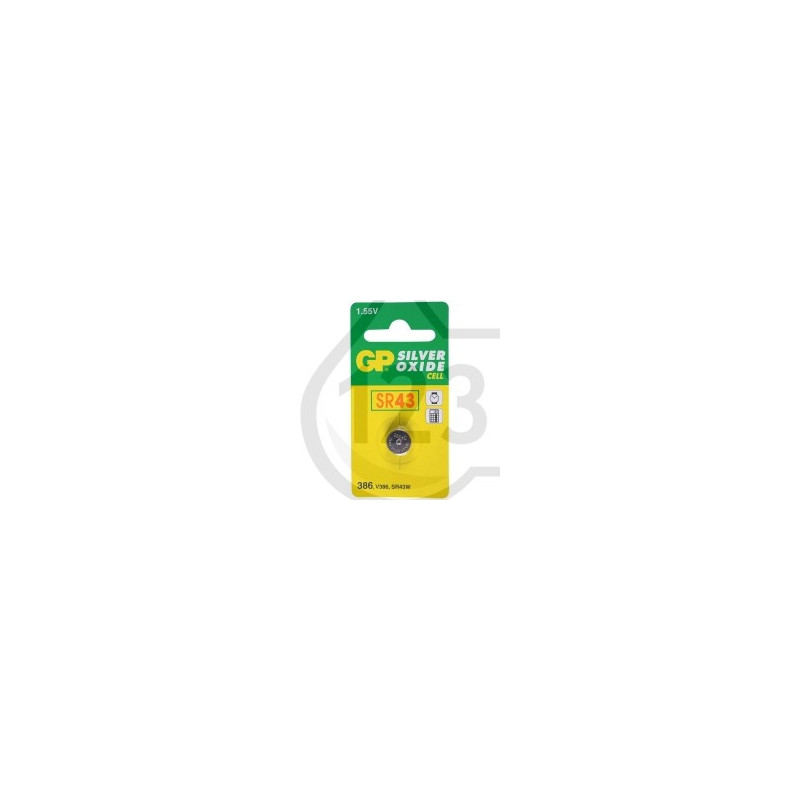 GP Batterie GP Oxyde d'argent SR43 V386 SR43W qty1