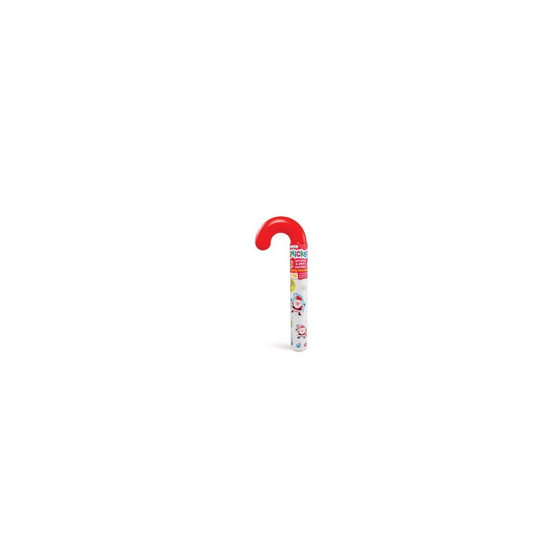 Christmas Candy Cane Sticker Tube 120x Sticky