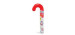 Christmas Candy Cane Sticker Tube 120x Sticky