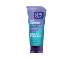 CLEAN & CLEAR Acne Triple Clear exfoliant anti-acné, 141 g