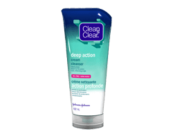 CLEAN & CLEAR Crème nettoyante action profonde, 192 ml