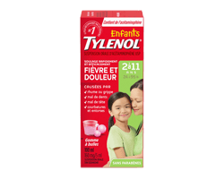 TYLENOL Suspension d'acétaminophène pour enfants, gomme balloune, 100 ml