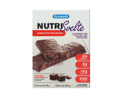 PERSONNELLE NutriSvelte substitut de repas, fondant au chocolat, 5 x 65 g