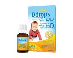 DDROPS Ddrops pour bébé 400 IU, 2,5 ml