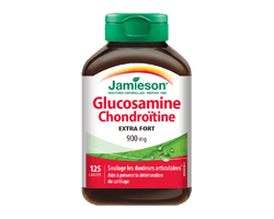 JAMIESON Glucosamine et chondroïtine 900 mg, 125 unités