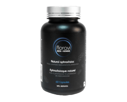 FLORAVI Aprhodisiaque naturel pour homme, Noir, 60 unités