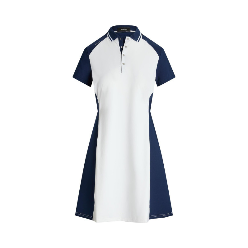 Robe polo à manches courtes pour femmes