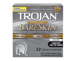 TROJAN BareSkin sans latex...