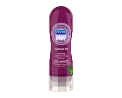 DUREX Durex Play massage 2 en 1 lubrifiant personnel et gel à massage, aloès, 200 ml