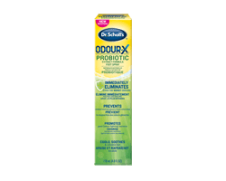 DR. SCHOLL'S Odour-X vaporisateur pour les pieds à l'extrait de probiotique, 118 ml