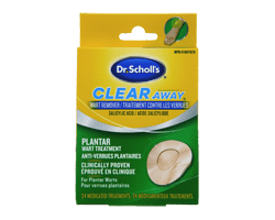 DR. SCHOLL'S Clear Away...