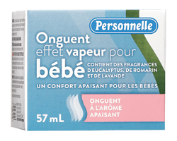 PERSONNELLE Onguent effet vapeur pour bébé, 57 ml