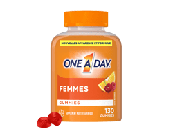 ONE A DAY Gummies multivitamines pour femmes, 130 unités