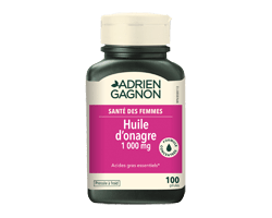 ADRIEN GAGNON Huile d'onagre 1000 mg, 100 unités