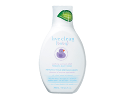 LIVE CLEAN BABY Nettoyant pour bébé sans larme, 300 ml, douceur d'avoine apaisante