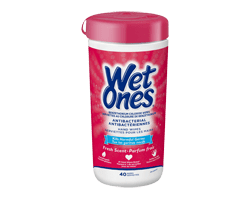 WET ONES Lingettes antibactériennes, 40 unités