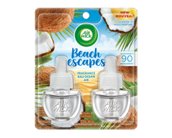 AIR WICK Beach escapes recharges huile parfumée, 2 X 20 ml, Bali Ocean