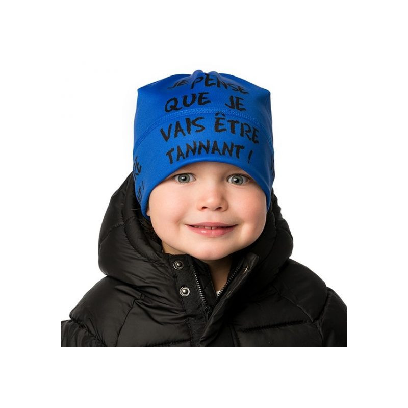 Tuque Je pense que je vais être tannant bleu