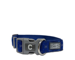 Collar for dogs, navy blue