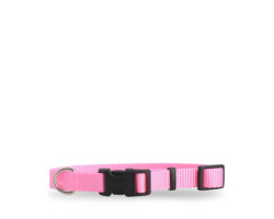 Pink nylon collar