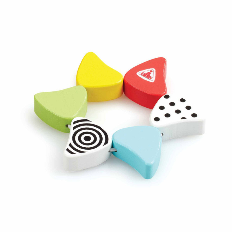 Early Learning Centre Wooden Twisty Rainbow Ring - Édition anglaise - Notre exclusivité