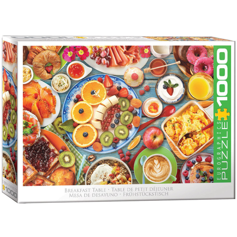 Puzzle Table De Petit Déjeuner Eurographics 1000 Pcs