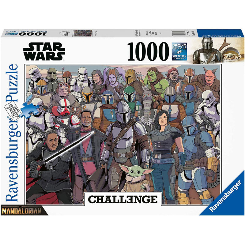 Ravensburger - La guerre des étoiles: The Mandalorian - CHALLENGE casse-têtes 1000pc