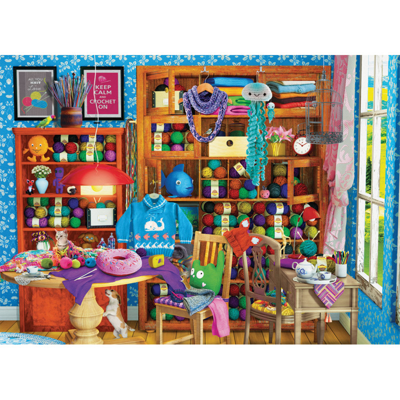 Eurographics Favourite Pasttimes 1000 Piece Knitting