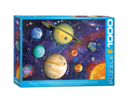 Puzzle Eurographics 1000 Pièces Planètes Du Système Solaire