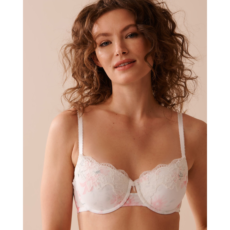 Soutien-gorge doublure légère demi-buste flexible balconnet