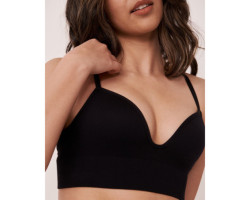 Soutien-gorge de sport sans coutures push-up impact léger