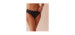 Culotte bikini microfibre et dentelle dos lisse