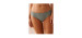 Culotte bikini microfibre et dentelle dos lisse