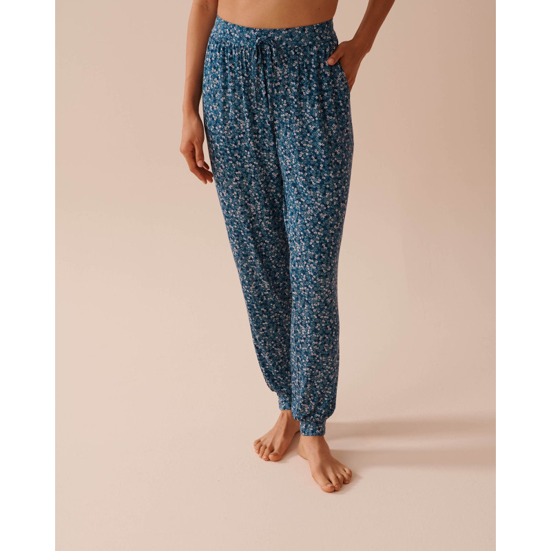 Pantalon de pyjama jogger en jersey doux